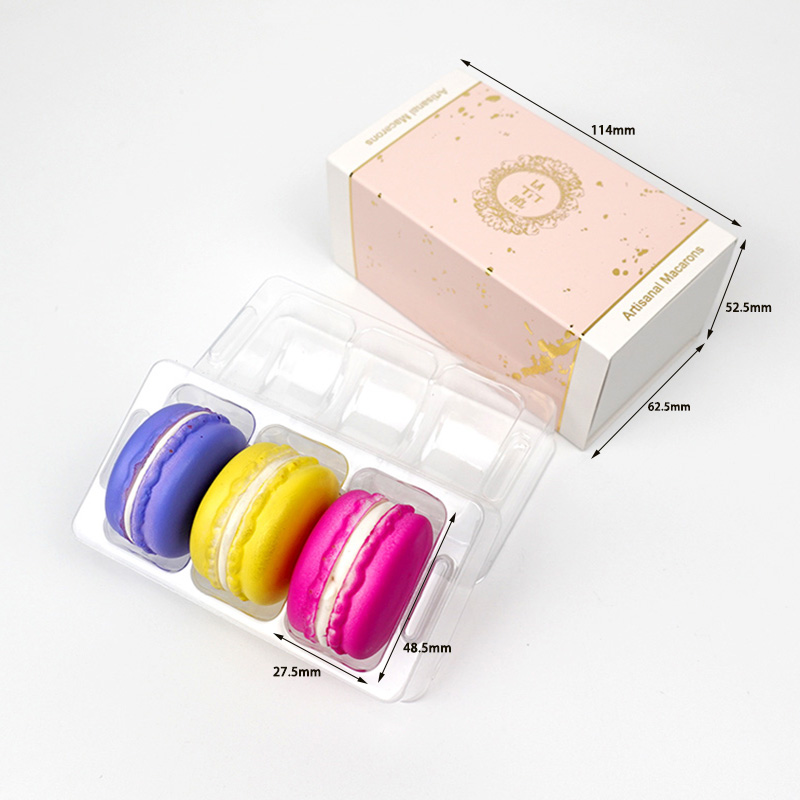 custom 3 PCS macaron paper drawer box