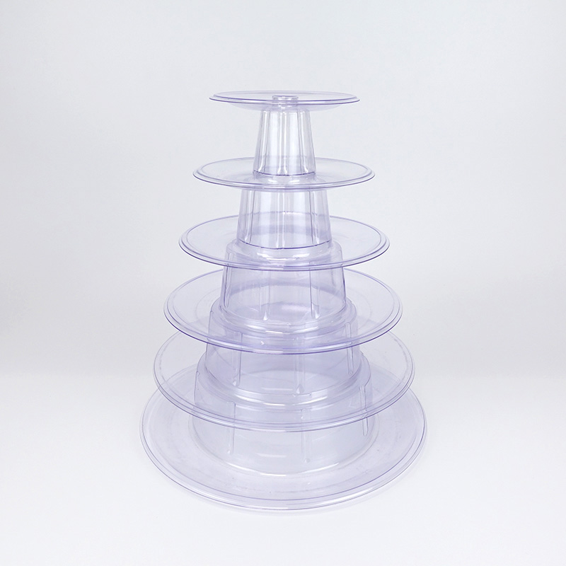 6 tiers macaron tower stand display