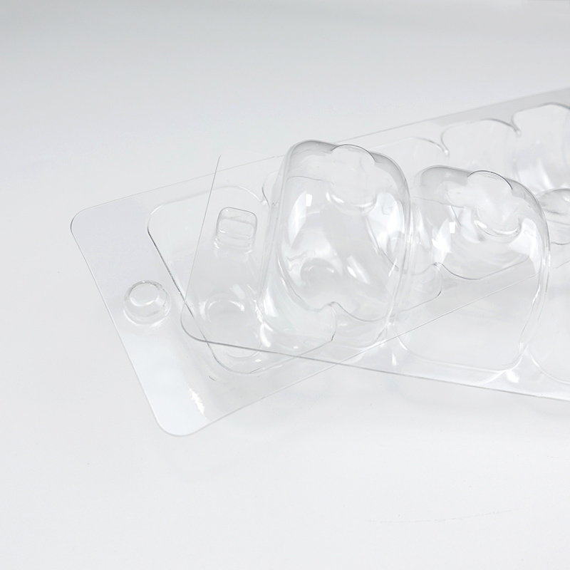 6 macarons clear blister tray