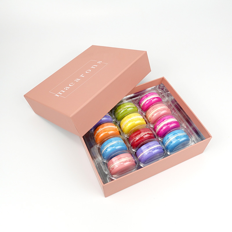 12 macarons rigid gift box