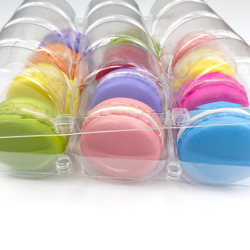 12 Macaron plastic blister tray