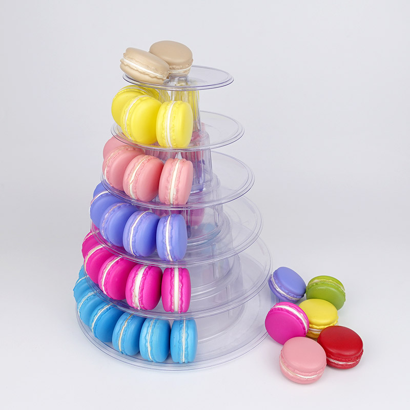 6 tiers macaron tower stand display