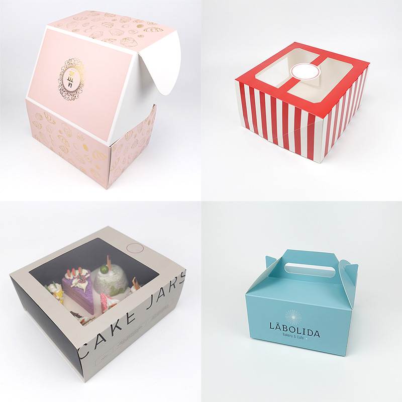 Cake packaging box