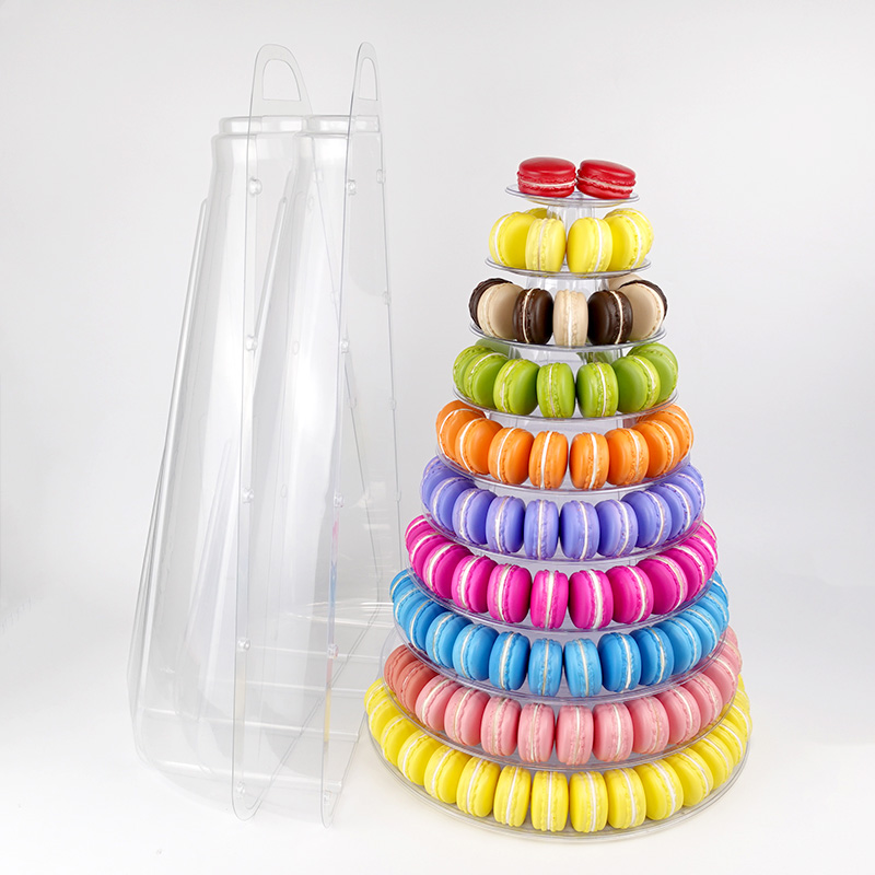 10 tier macaron tower with carrying case