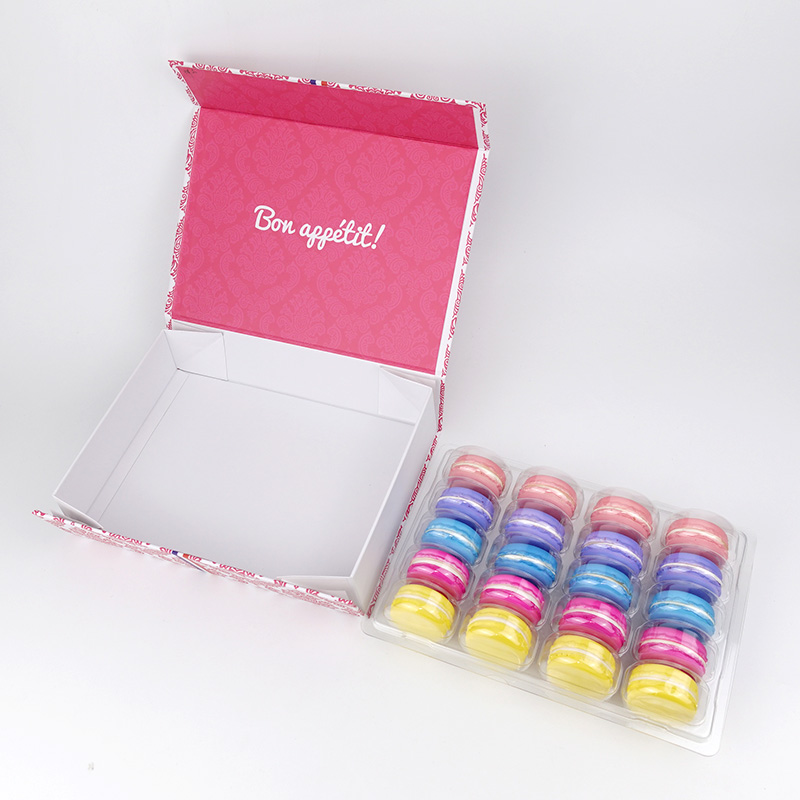 20 macarons magnet gift box