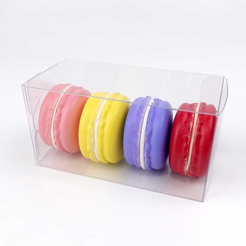 4 macaron clear PET box