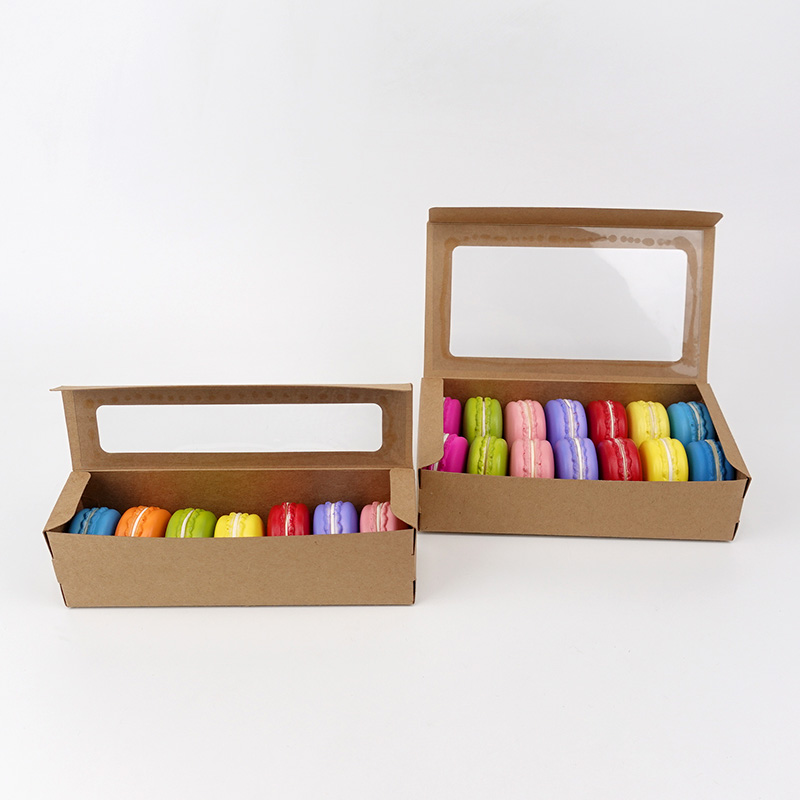 macaron kraft paper box