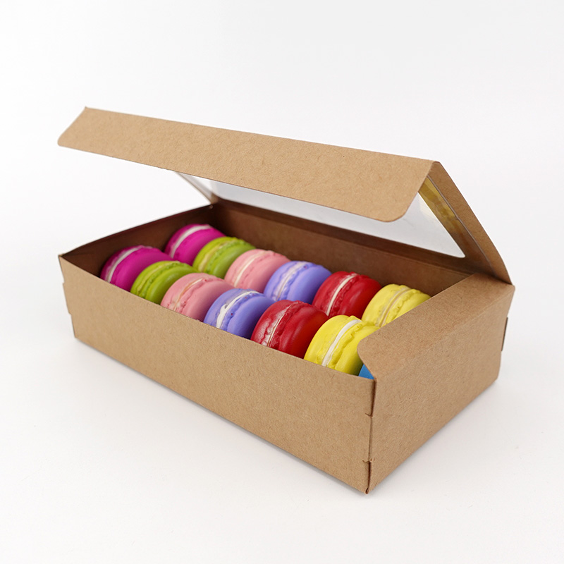 macaron kraft paper box