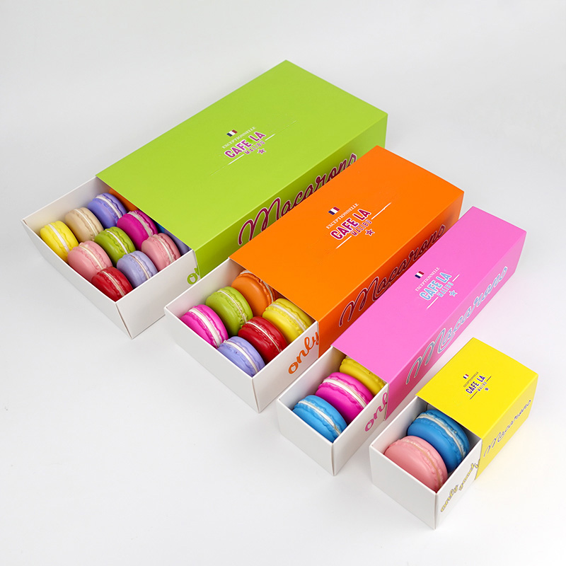 2 6 12 24 macaron drawer box