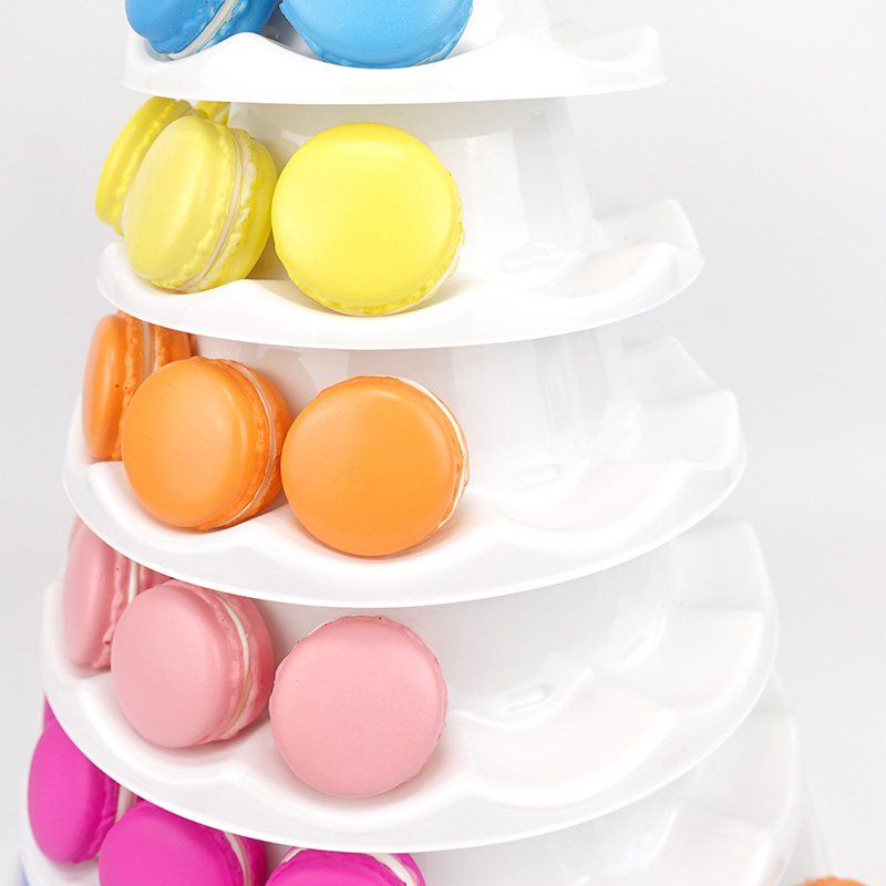 New 6 tiers macaron tower stand