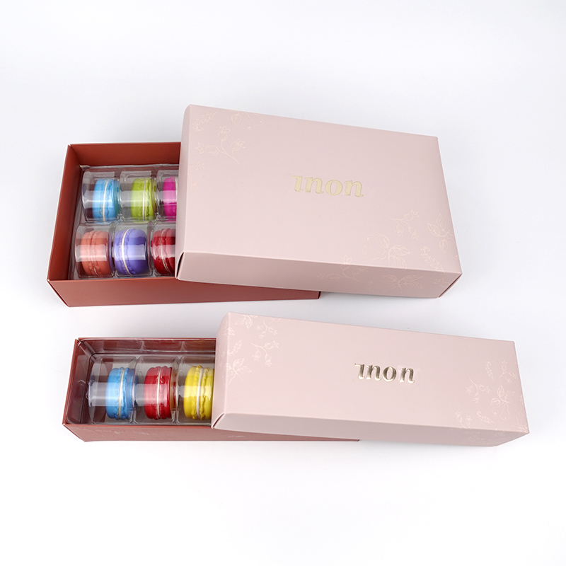 6 12 macaron paper gift box