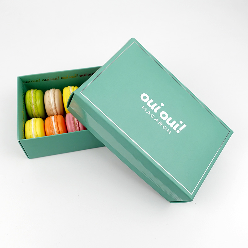 Coffret papier 12 macarons