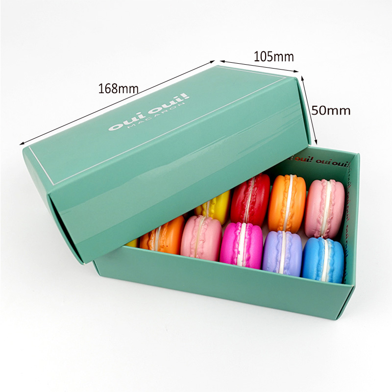 Coffret papier 12 macarons