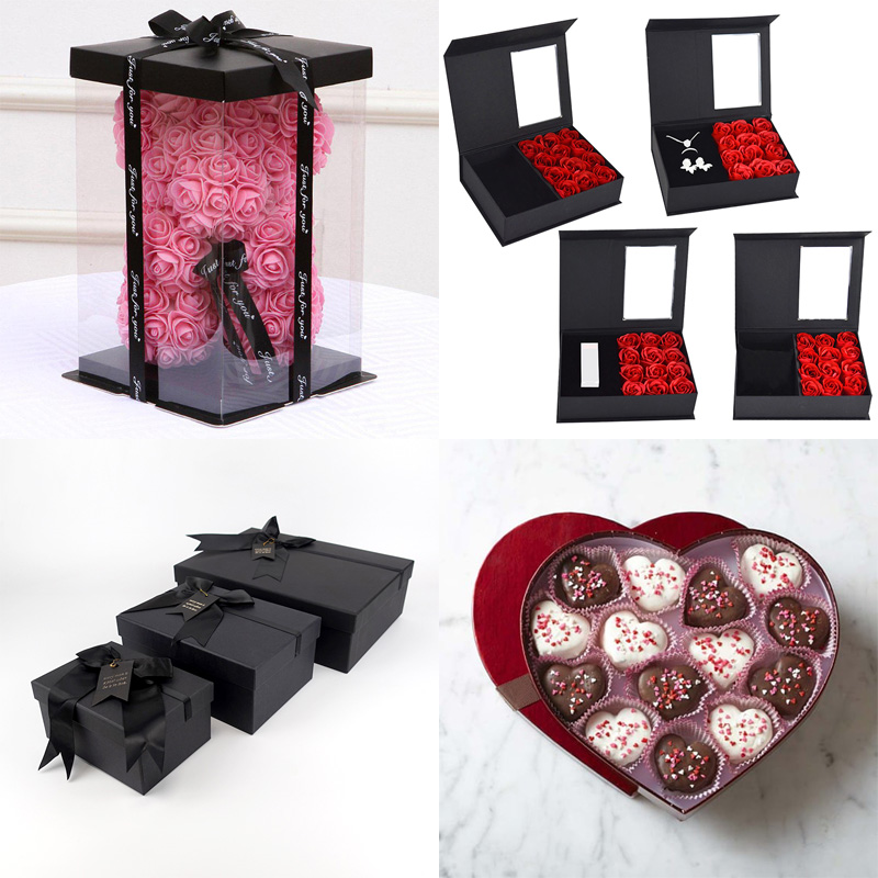 personnalisation d'un coffret cadeau saint valentin