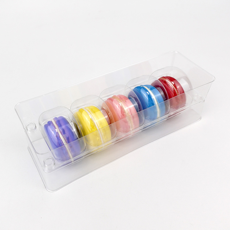 Blister plastique 5 macarons