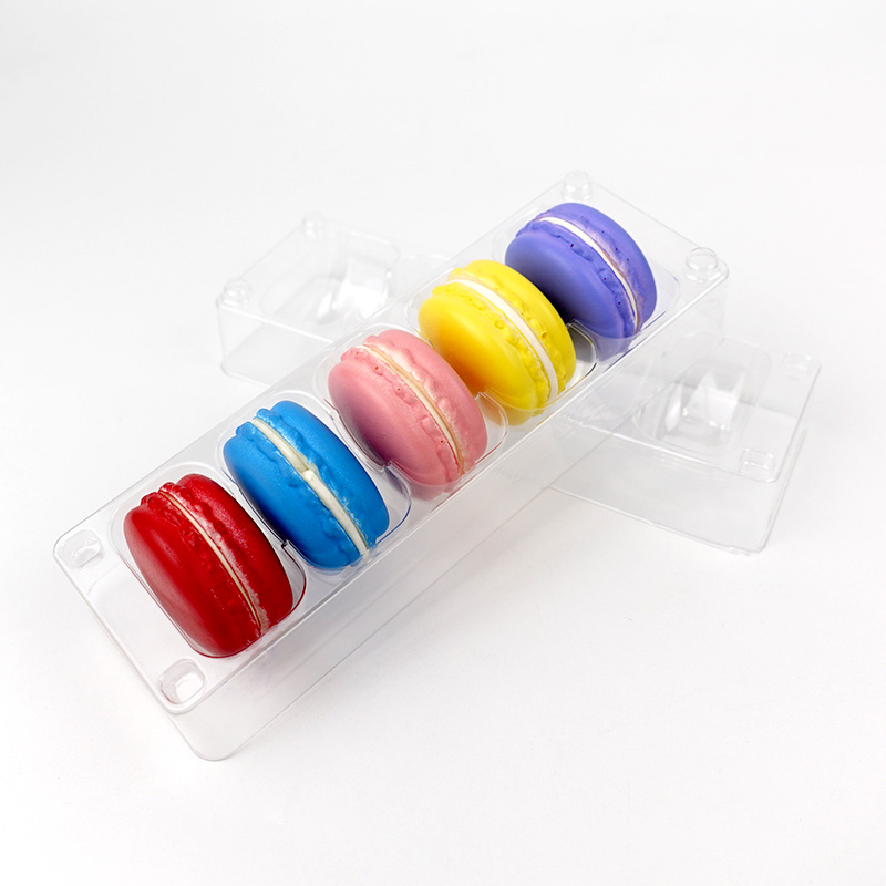 Blister plastique 5 macarons