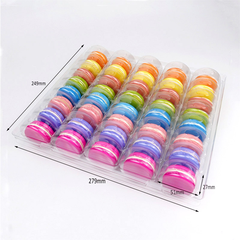 Blister plastique 40 macarons