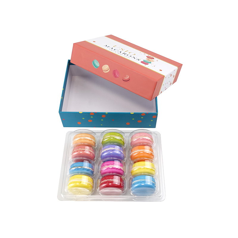 Coffret carton 12 macarons