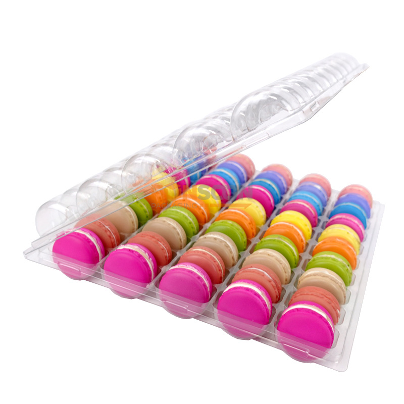 Présentoir plastique 50 macarons