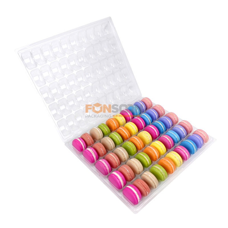 Présentoir plastique 50 macarons