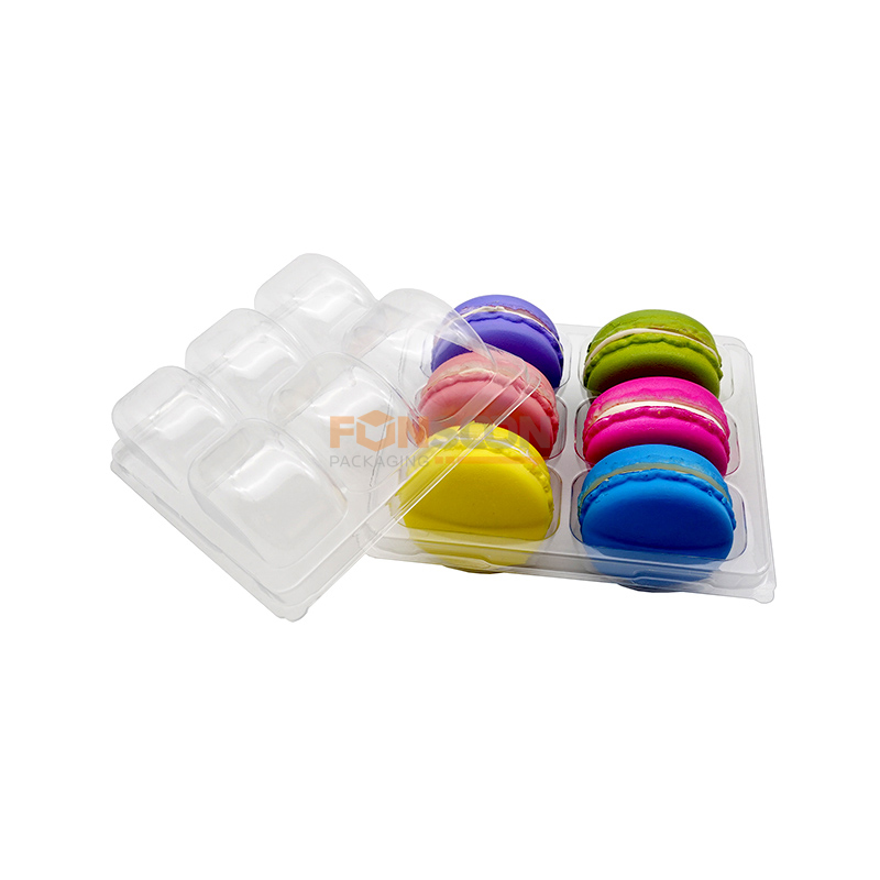 Plateau blister plastique 6 macarons