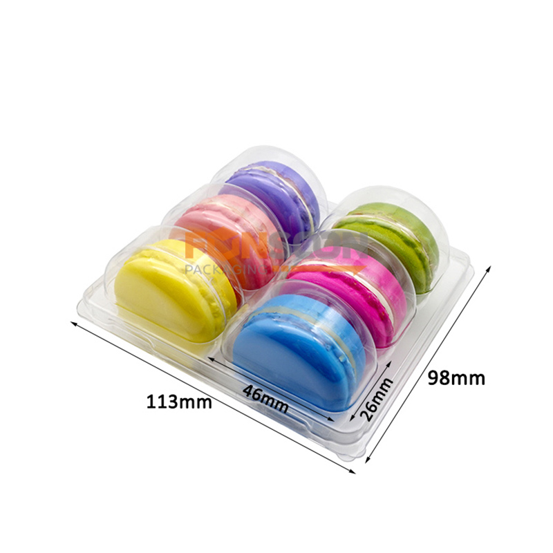 Plateau blister plastique 6 macarons