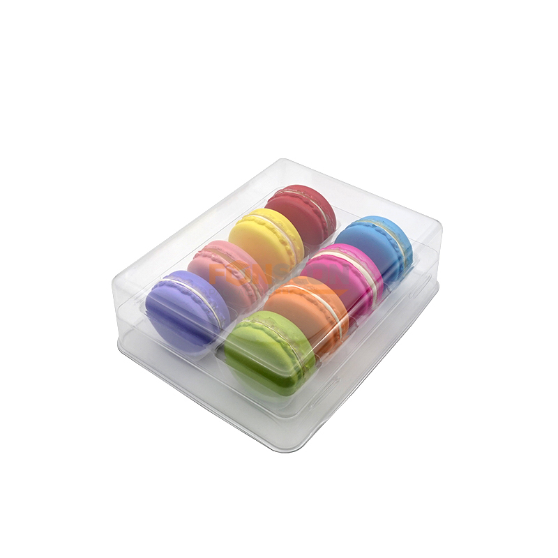 Boite plastique 8 macarons