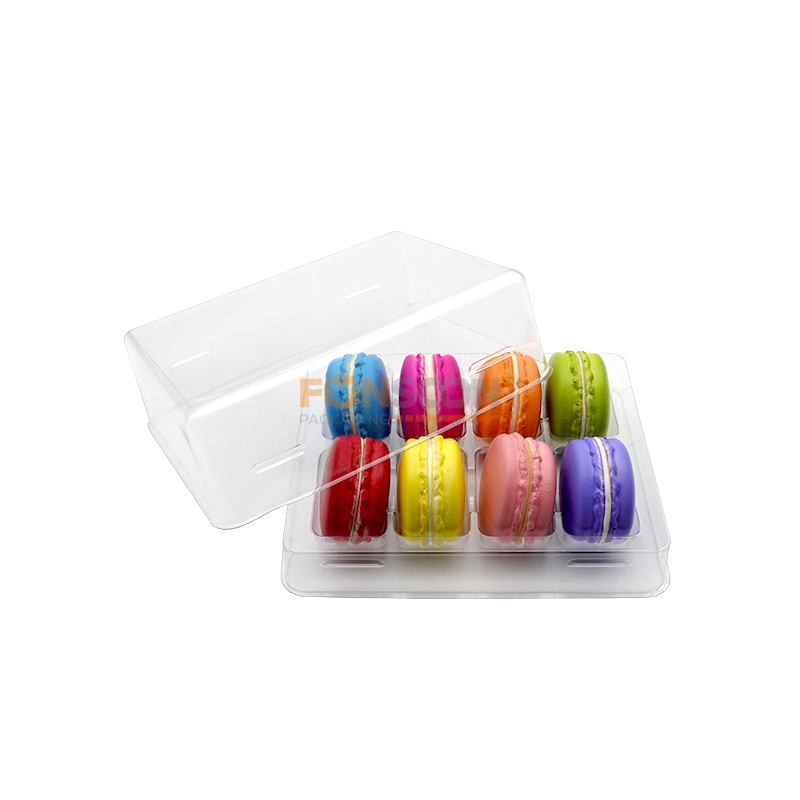 Boite plastique 8 macarons