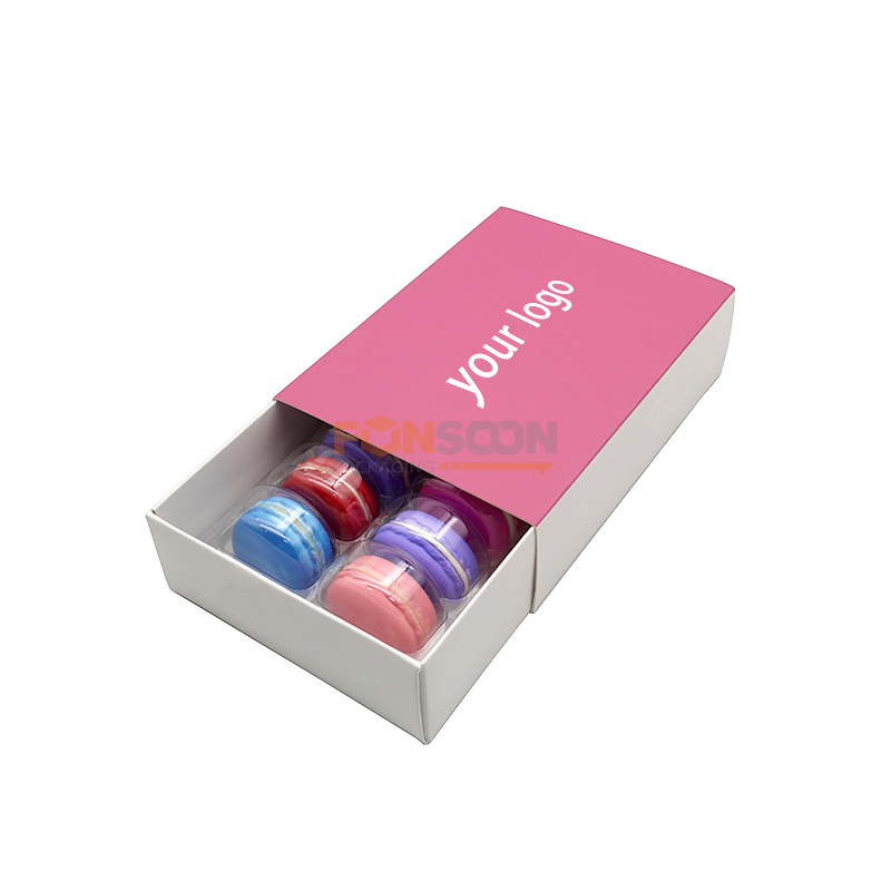 Coffret cadeau 10 macarons en papier