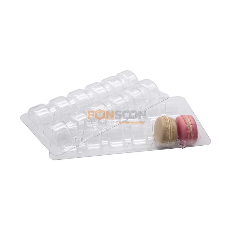 Boite blister plastique 12 macarons