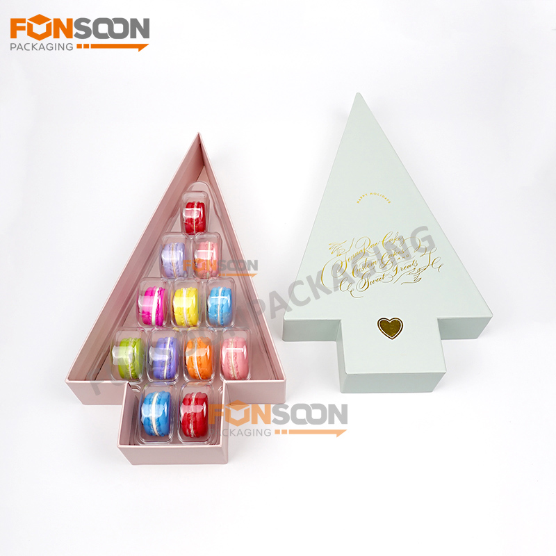 macaron tree shape gift box