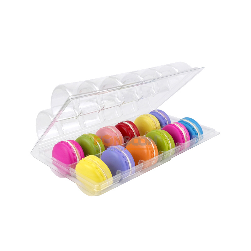  12 macarons clamshell blister box