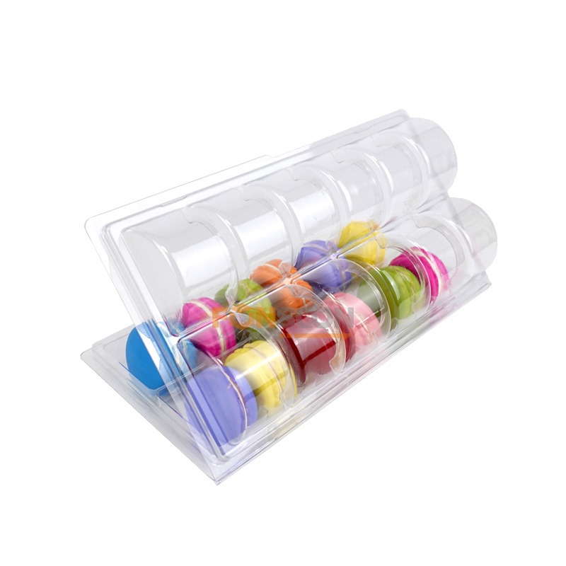  12 macarons clamshell blister box