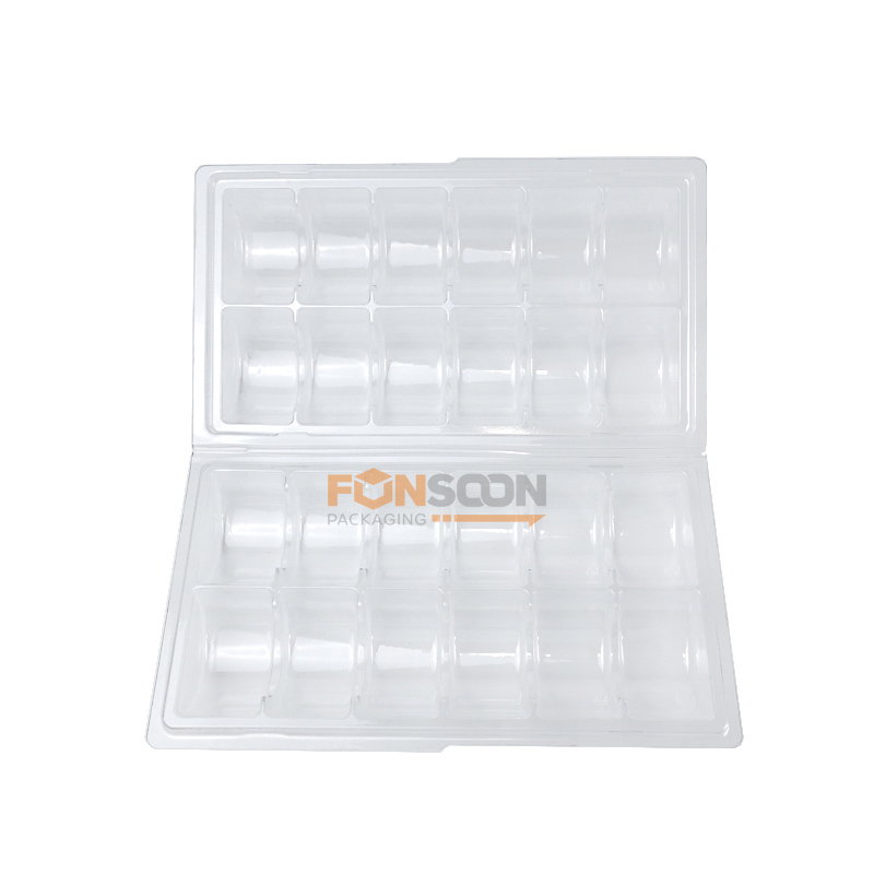  12 macarons clamshell blister box