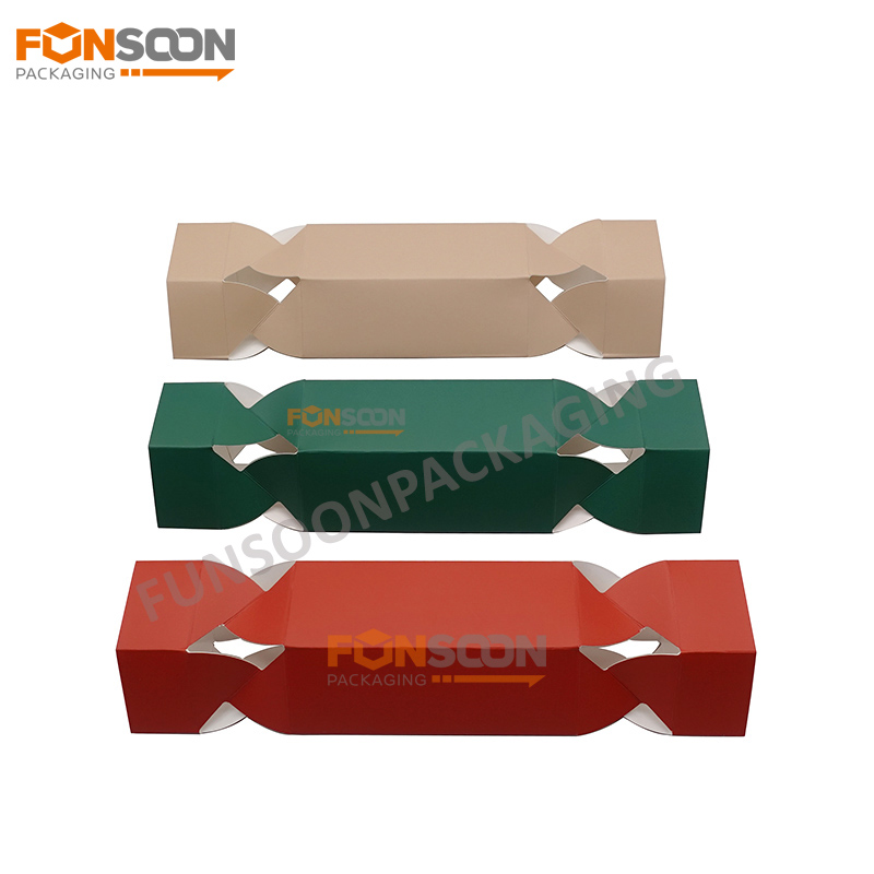 Christmas cracker paper packaging box