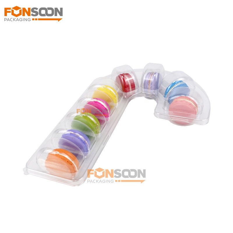 macaron clear plastic blister tray