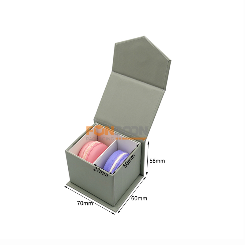 2 packs macarons magnet gift boxes