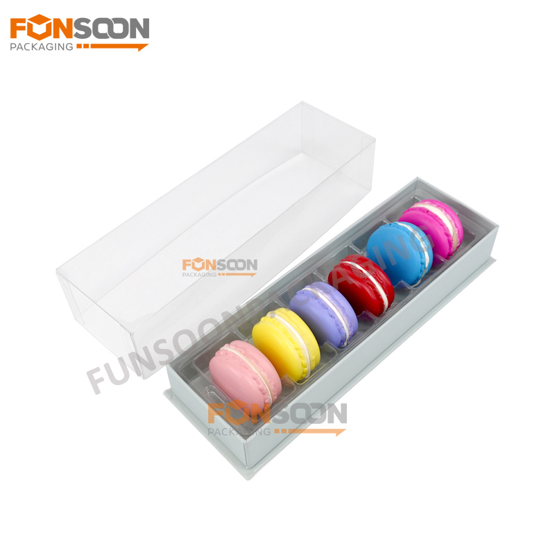 6 macaron box packaging set