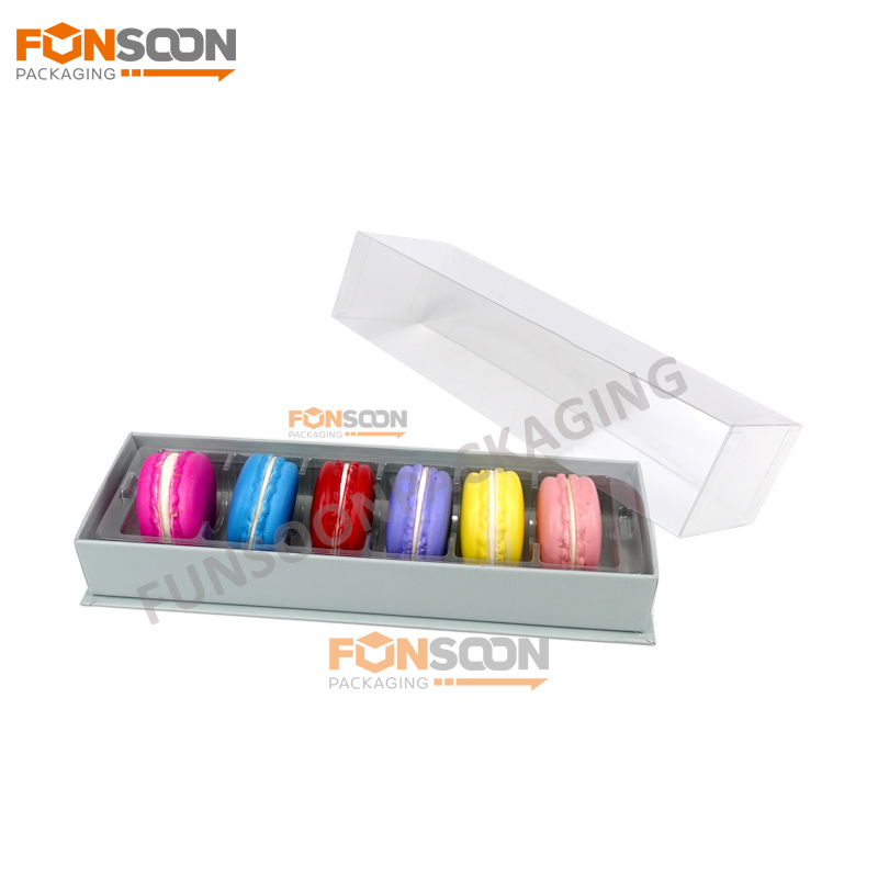 6 macaron box packaging set