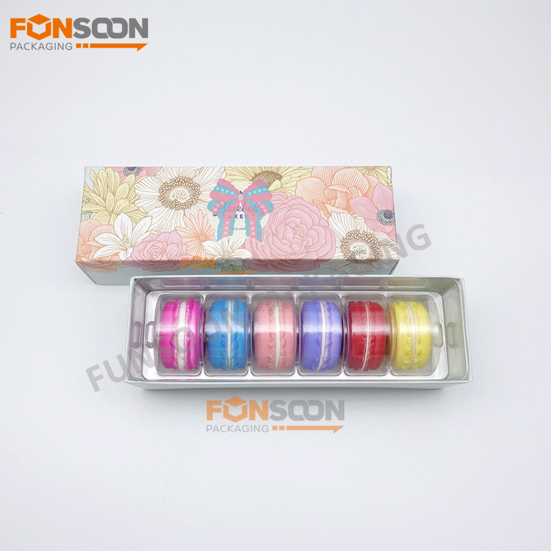 6 packs macaron paper gift box