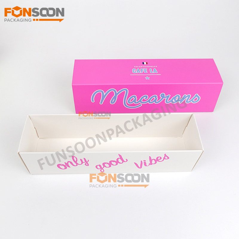 macaron food grade paper drawer box
