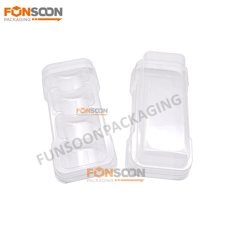 4 macarons clear blister tray