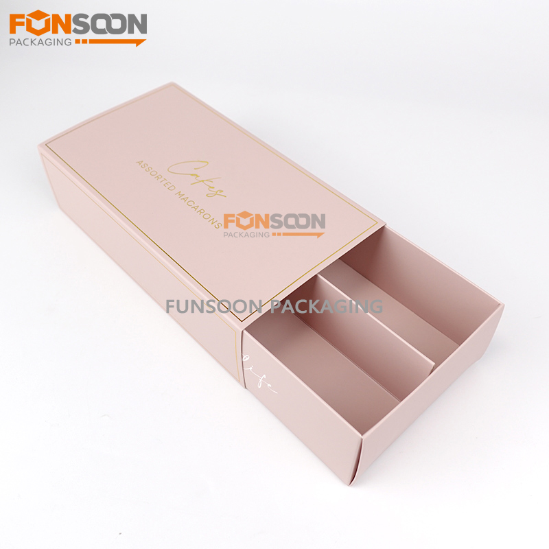 14 macarons Paper drawer box