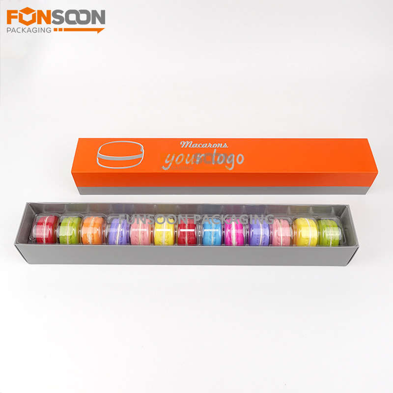 13 macarons Paper drawer box