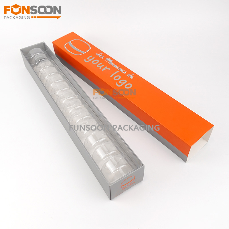 13 macarons Paper drawer box