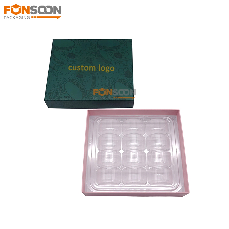 12 macaron luxury paper gift box with insert