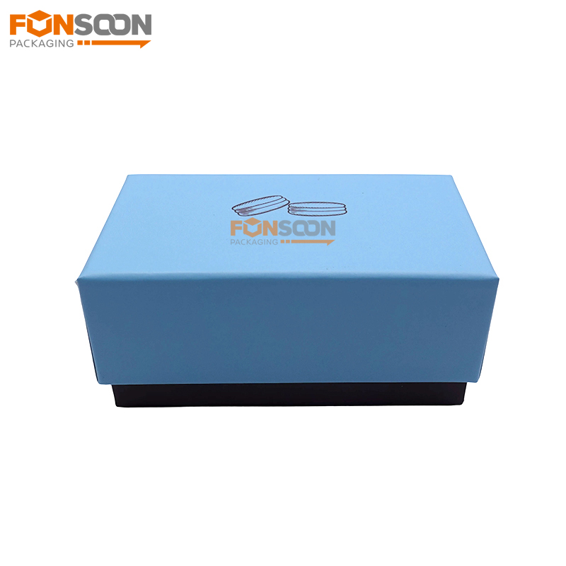 3 macarons luxury cardboard gift box with insert