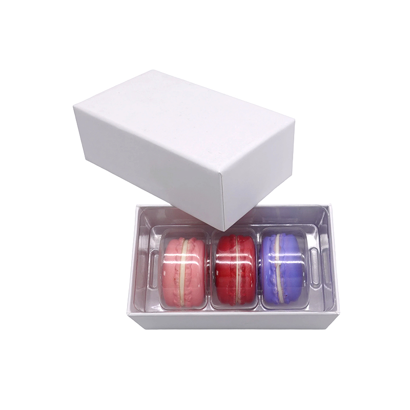 3 macaron luxury cardboard gift box with insert