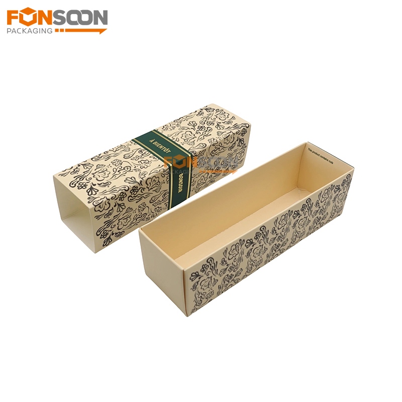 6 macarons Paper drawer box packaging