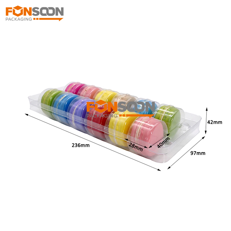 12 Cavities macarons clear blister tray